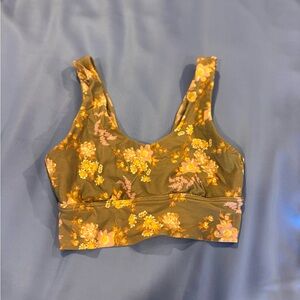 Floral Sports Bra